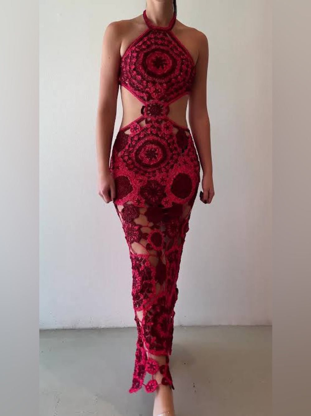 Cult Gaia Accalia Crochet Gown - Picture 2 of 9